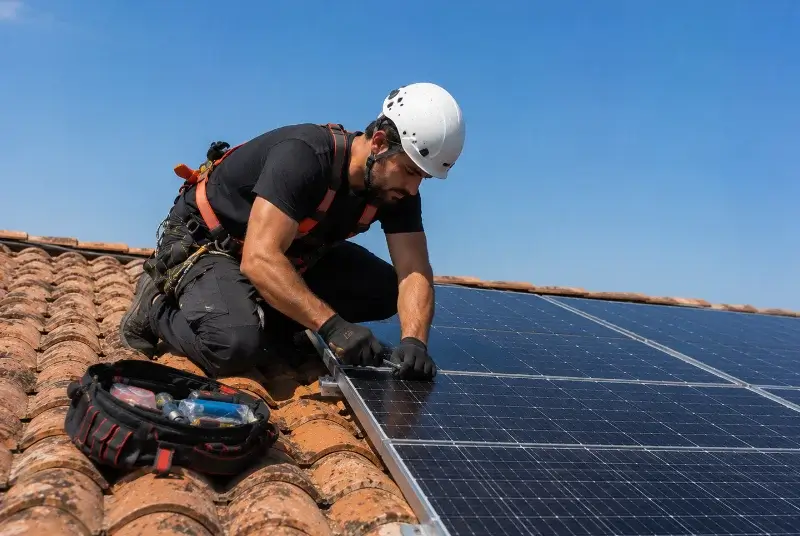 Maintenance et monitoring de panneaux solaires à Bischheim