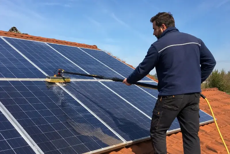 Nettoyage et entretien de panneaux solaires à Bischheim